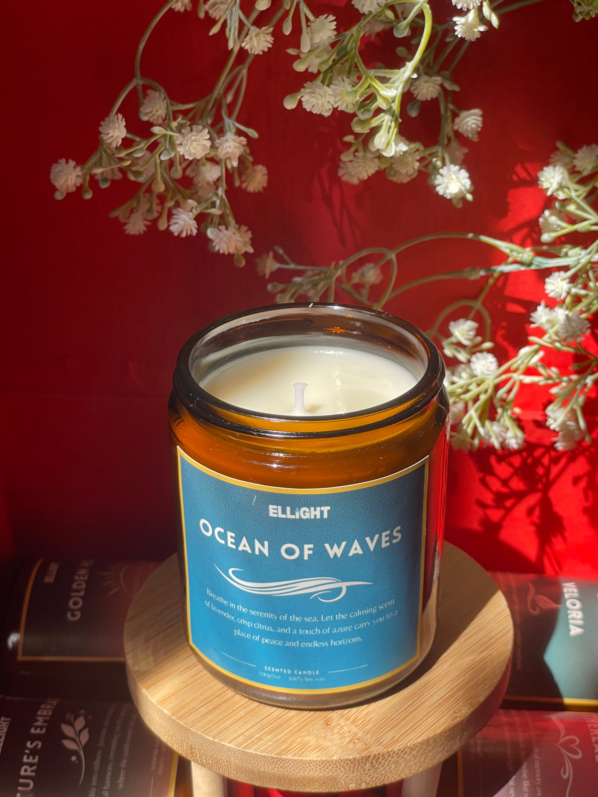 Ocean of Waves Candle
