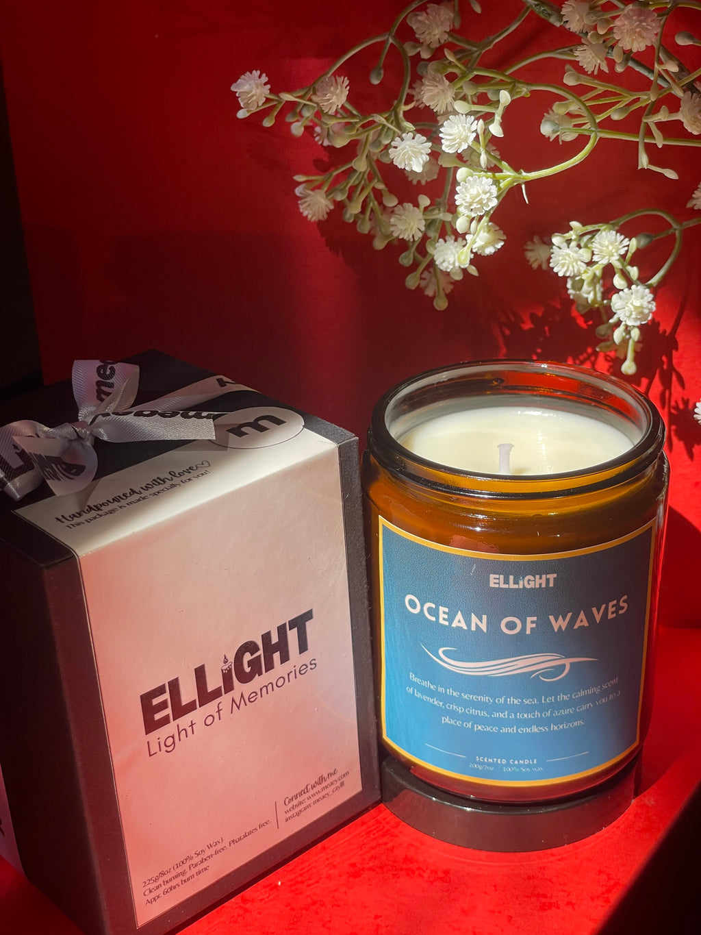 Ocean of Waves Candle