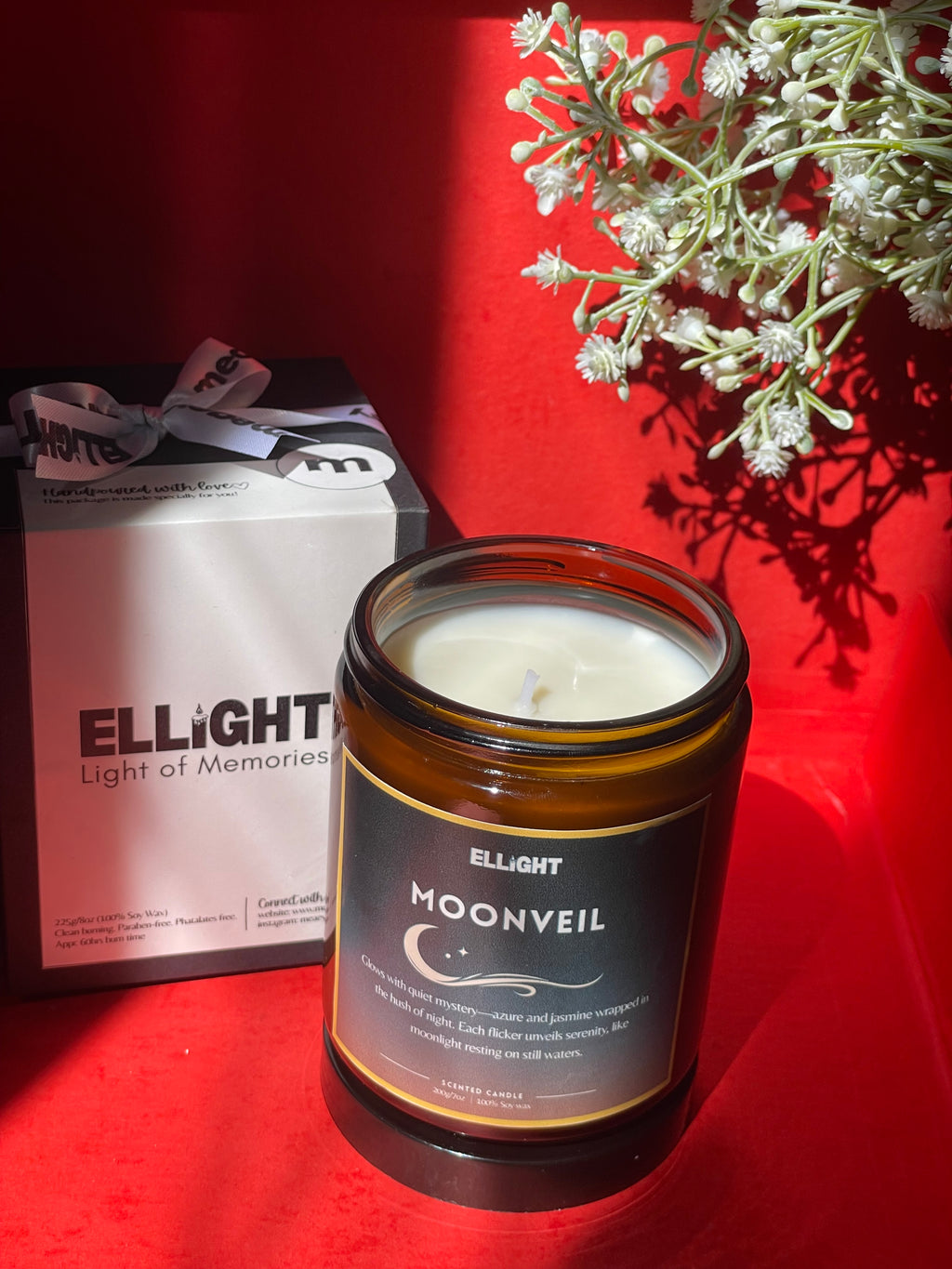 Moonveil Candle