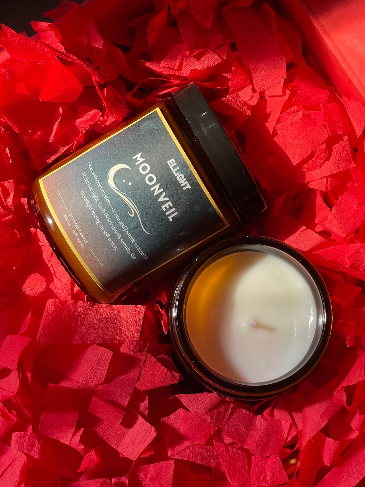 Moonveil Candle