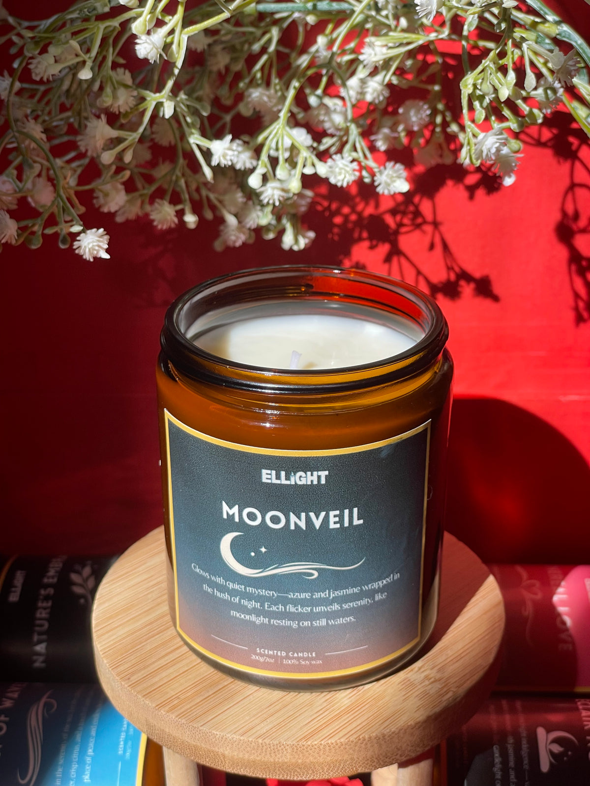 Moonveil Candle